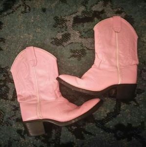 Girls OLDWEST pink cowboy boots